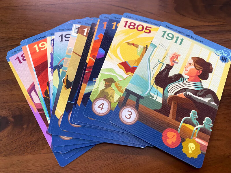 history cards