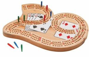 Cribbage Board shaped like a 29