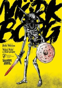 Mork Borg - Armed Skeleton with Demonic Pig Head