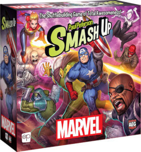 Cover of the Marvel version of the Smash Up Board Game